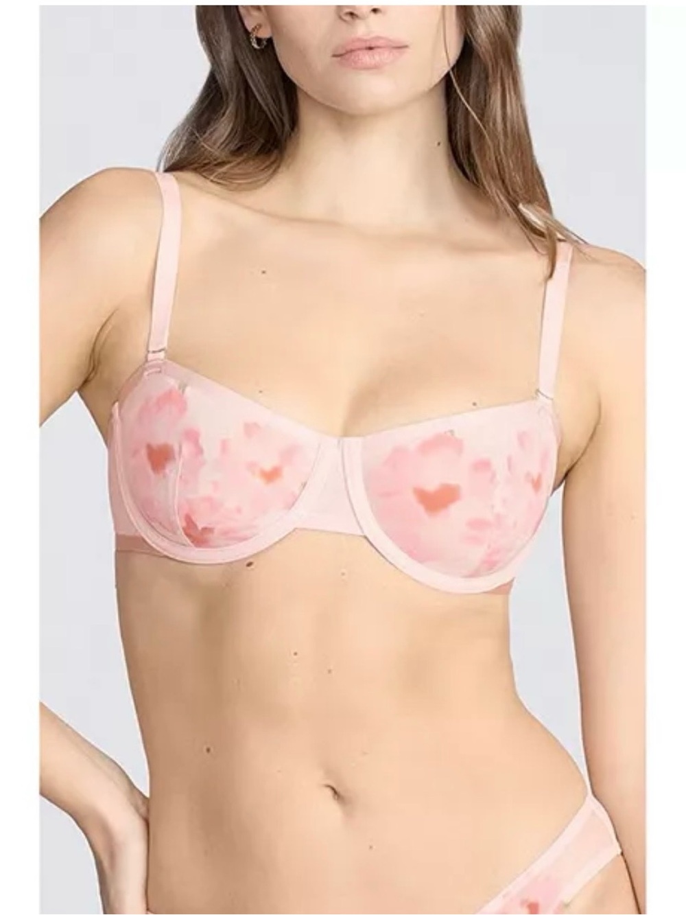 NWT CUUP- The Balconette Mesh Bra Bloom Floral Size 32G